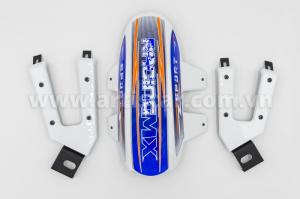 CHẮN BÙN SAU ECT15 M3 RACING MX TRẮNG XANH.